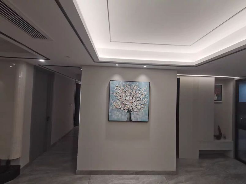 手繪油畫立體肌理唯美發財樹財位必備裝飾畫藝術掛畫送禮自用 手繪油畫立體肌理發財樹財位必備裝飾畫藝術掛畫送禮自用