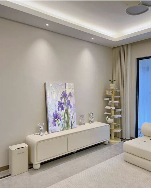 手繪油畫奶油風鳶尾紫花卉裝飾畫落地畫藝術掛畫客廳買畫首選 掛畫花, 玄關 擺, 手繪油畫, 開運風水畫, 客廳掛飾, 買畫,奶油風,奶油風掛畫,新麗畫廊