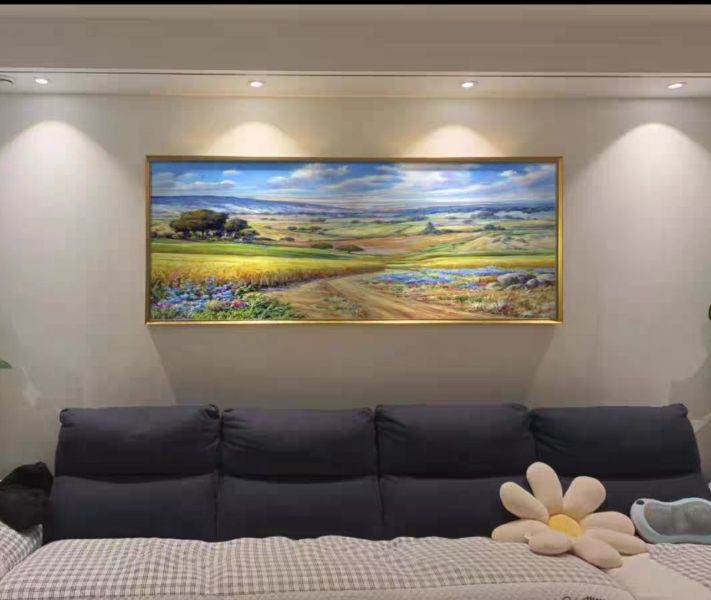 手繪油畫高訂款現代美式黃金稻穗風景裝飾畫沙發牆買畫首選 手繪油畫高訂款現代美式黃金稻穗風景裝飾畫沙發牆買畫首選