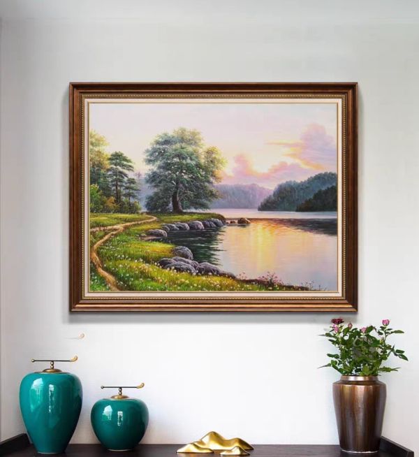 手繪油畫歐式風景高級名畫感裝飾畫設計師推薦藝術掛畫 手繪油畫歐式風景高級名畫感裝飾畫設計師推薦藝術掛畫