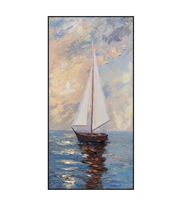 手繪油畫厚油立體一帆風順滿載而歸玄關客廳藝術掛畫送禮自用 手繪油畫厚油立體一帆風順滿載而歸玄關客廳藝術掛畫送禮自用