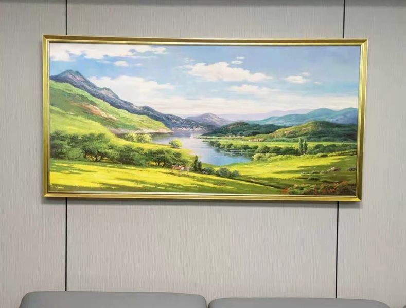 手繪油畫木質宅柔和清新風景裝飾畫藝術掛畫沙發牆買畫首選 手繪油畫木質宅柔和歐風風景裝飾畫藝術掛畫沙發牆買畫首選