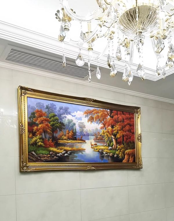 手繪油畫歐式古典風景高檔細緻裝飾畫客廳沙發牆藝術掛畫 手繪油畫歐式風景高檔細緻裝飾畫客廳沙發牆藝術掛畫