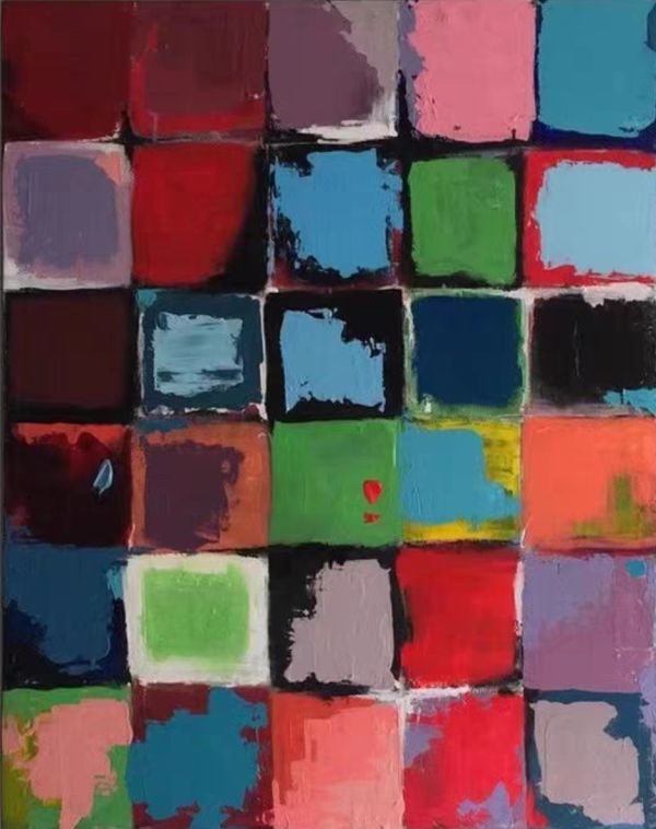 手繪油畫現代繽紛抽象時尚裝潢必備裝飾畫藝術掛畫 手繪油畫現代繽紛抽象時尚裝潢必備裝飾畫藝術掛畫