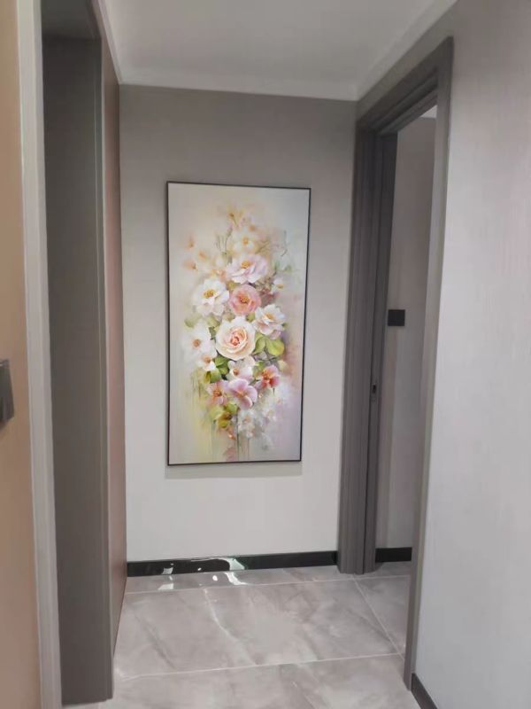 手繪油畫高訂款浪漫奶油花卉裝飾畫藝術掛畫玄關掛畫 手繪油畫高訂款浪漫奶油花卉裝飾畫藝術掛畫玄關掛畫