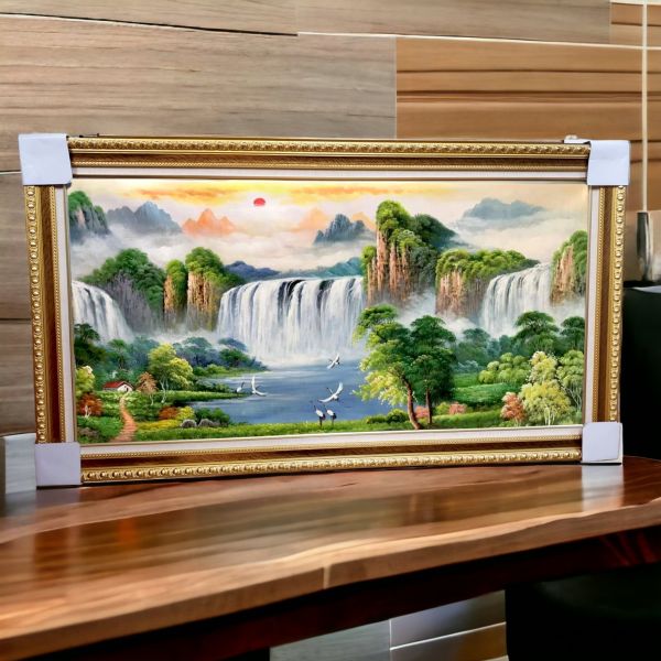 手繪油畫招財開運聚寶盆八方聚財風水老師推薦首選 手繪油畫招財開運聚寶盆八方聚財風水老師推薦首選