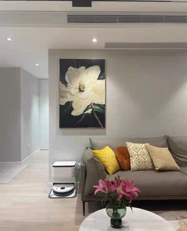 手繪油畫高級典雅花卉一枝獨秀裝飾畫無框畫設計掛畫 手繪油畫高級典雅花卉一枝獨秀裝飾畫無框畫設計掛畫