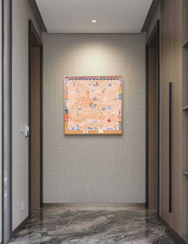 〔四十年畫廊專業絲巾裝框獨家技術〕hermes愛馬仕絲巾lv、Chanel、dior無損絲巾框絲巾裱框日後可拆下使用替換 絲巾,絲巾框,絲巾裝框,絲巾裱框