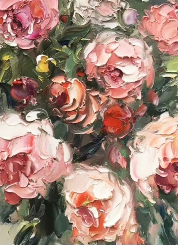 手繪油畫典雅氣質玫瑰客廳玄關裝飾畫藝術掛畫買畫首選 手繪油畫典雅氣質玫瑰客廳玄關裝飾畫藝術掛畫買畫首選