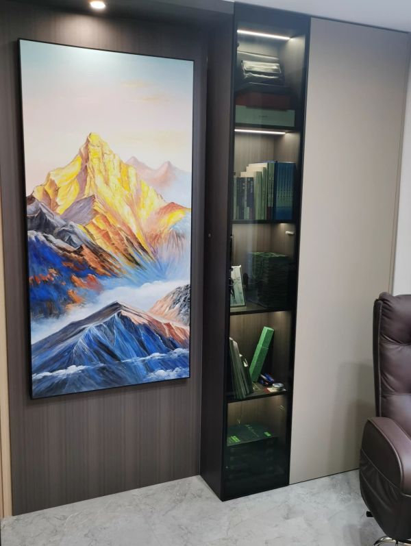 手繪油畫金山貴人靠山圖現代裝潢設計師推薦買畫首選 手繪油畫金山貴人靠山圖現代裝潢設計師推薦