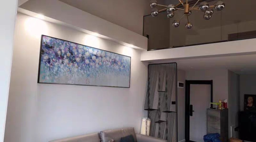 手繪油畫鳶尾花色系典雅花卉沙發牆裝飾畫現代裝潢必備軟裝 手繪油畫鳶尾花色系典雅花卉沙發牆裝飾畫現代裝潢必備軟裝