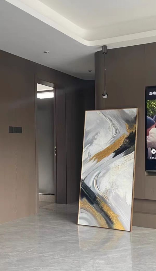 手繪油畫金箔線條時尚抽象裝飾畫藝術掛畫設計師推薦玄關掛畫買畫首選 手繪油畫金箔線條時尚抽象裝飾畫藝術掛畫設計師推薦玄關掛畫買畫首選