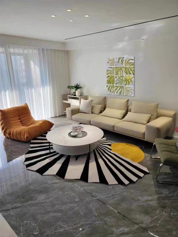 手繪油畫現代分格綠植宅清新立體肌理裝飾畫無框畫掛畫 手繪油畫現代綠植宅清新立體肌理裝飾畫無框畫掛畫