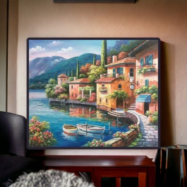 手繪油畫歐式地中海裝飾畫藝術掛畫客廳玄關買畫首選 手繪油畫歐式地中海裝飾畫藝術掛畫客廳玄關買畫首選