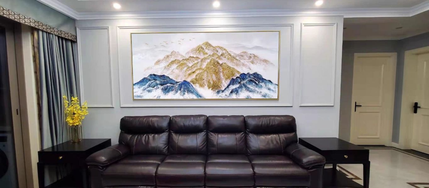 手繪油畫金箔現代金山背有靠山貴人相助裝飾畫藝術掛畫買畫首選四十年實體老店經營購買有保障最安心 手繪油畫金箔現代金山背有靠山貴人相助裝飾畫藝術掛畫買畫首選四十年實體老店經營購買有保障最安心