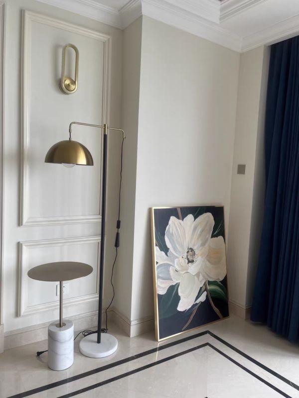 手繪油畫高級典雅花卉一枝獨秀裝飾畫無框畫設計掛畫 手繪油畫高級典雅花卉一枝獨秀裝飾畫無框畫設計掛畫