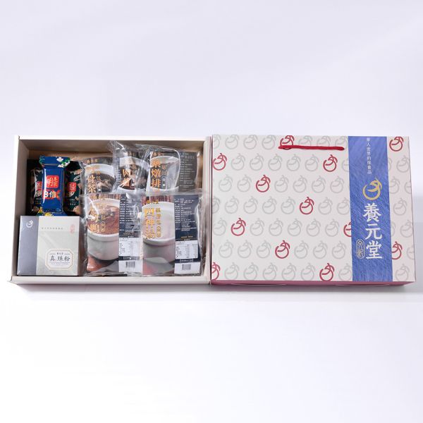 中秋臻藏禮盒(大款B) 送禮,中秋節,健康,養生,漢方,喉嚨,潤喉,心意,喉糖,養元果,明亮果,葉黃素,珍珠粉,養顏美容,草本,藥膳包,燉湯,保養