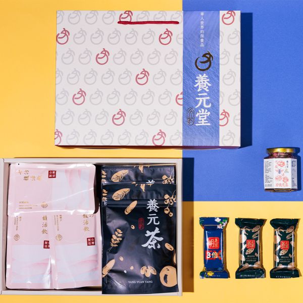 中秋臻藏禮盒(大款A) 送禮,中秋節,健康,養生,漢方,喉嚨,潤喉,心意,喉糖,養元果,明亮果,葉黃素,蜂蜜,草本,茶包,四物飲,保養