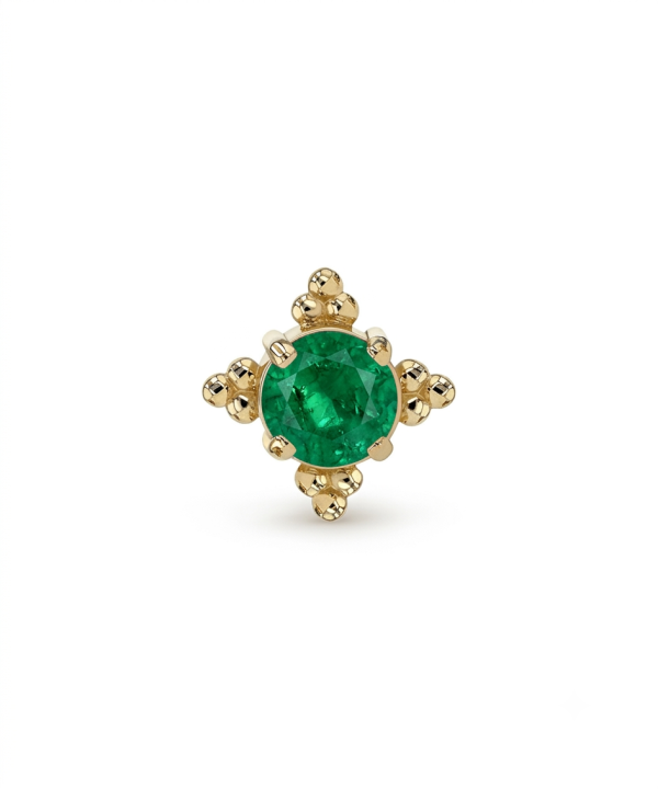 Anatometal-14K十字金珠 40en歐美耳飾,歐美耳環,14K耳環,不過敏耳環,歐美風格,19k純金,輕奢耳飾,實驗室培育鑽