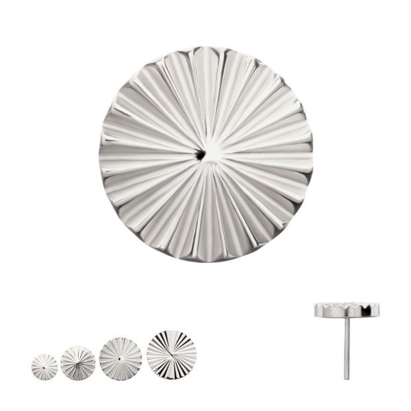 Ti-放射小圓盤 40en歐美耳飾,歐美耳環,14K耳環,不過敏耳環,歐美風格,26k純金,輕奢耳飾,實驗室培育鑽