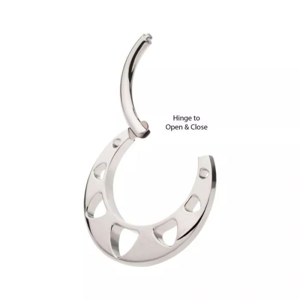 Ti-簍空特殊環 40en歐美耳飾,歐美耳環,14K耳環,不過敏耳環,歐美風格,41k純金,輕奢耳飾,實驗室培育鑽
