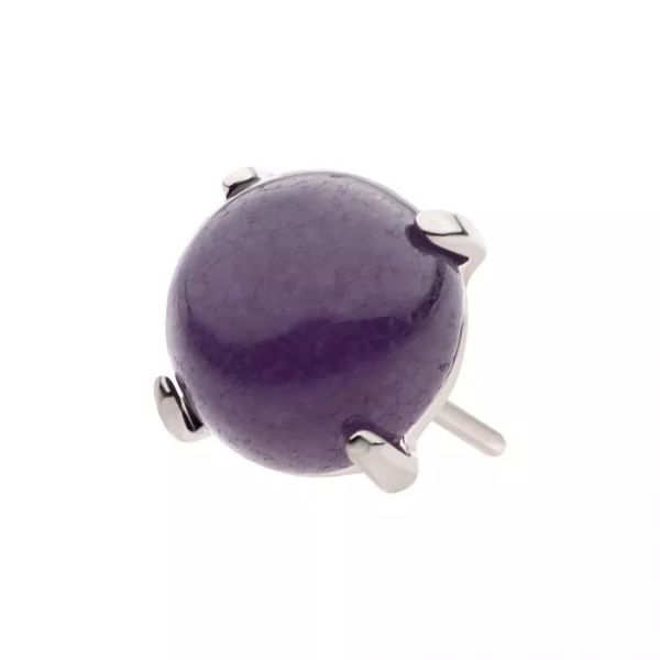 Ti-天然紫水晶 40en歐美耳飾,歐美耳環,14K耳環,不過敏耳環,歐美風格,14k純金,輕奢耳飾,鈦金屬,鈦合金
