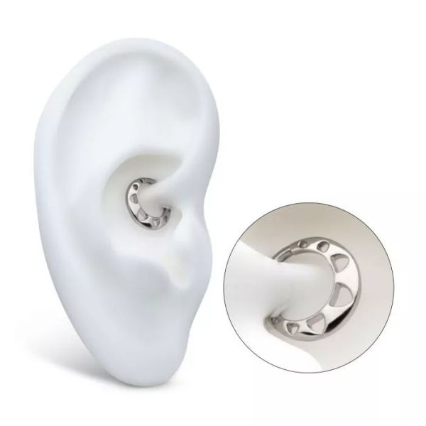 Ti-簍空特殊環 40en歐美耳飾,歐美耳環,14K耳環,不過敏耳環,歐美風格,41k純金,輕奢耳飾,實驗室培育鑽