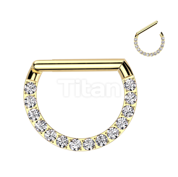 Ti-D形環 40en歐美耳飾,歐美耳環,14K耳環,不過敏耳環,歐美風格,14k純金,輕奢耳飾,鈦金屬,鈦合金