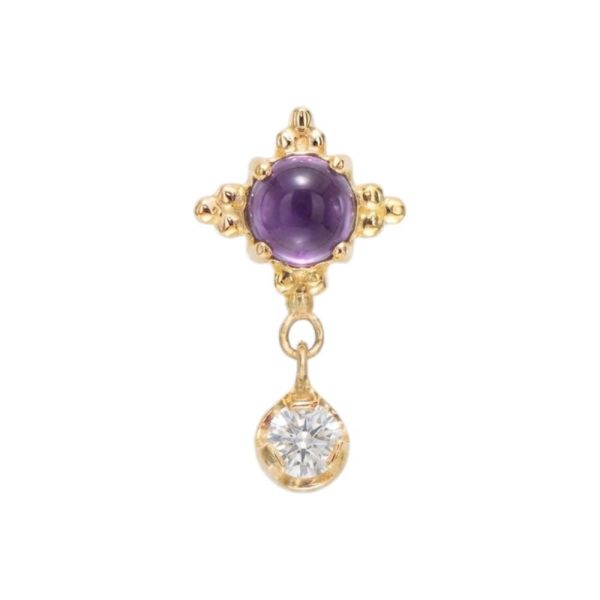 Anatometal-18K十字掛墜 40en歐美耳飾,歐美耳環,14K耳環,不過敏耳環,歐美風格,19k純金,輕奢耳飾,實驗室培育鑽