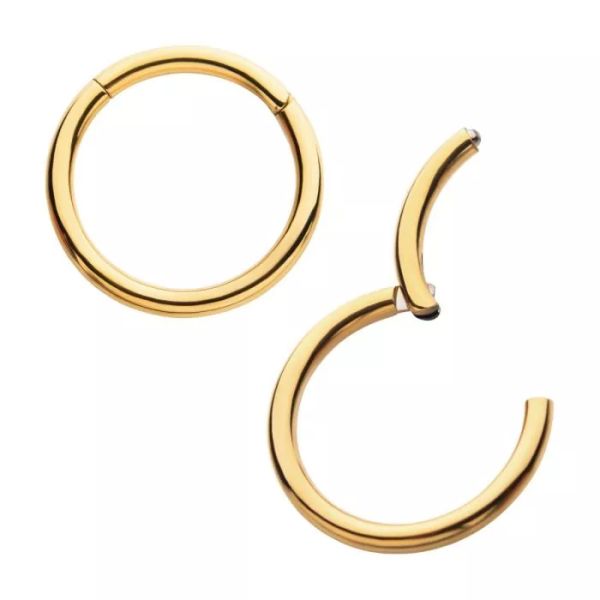 24K PVD-百搭素圈 40en歐美耳飾,歐美耳環,14K耳環,不過敏耳環,歐美風格,37k純金,輕奢耳飾,實驗室培育鑽