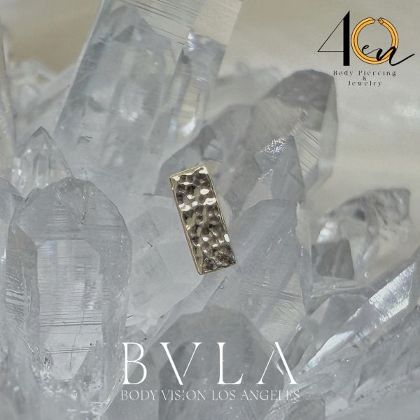 BVLA - 長方形敲敲板 40en歐美耳飾,歐美耳環,14K耳環,不過敏耳環,歐美風格,14k純金,輕奢耳飾,鈦金屬,鈦合金