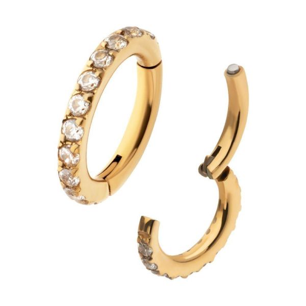 24K PVD-橢圓滿鑽肚環 40en歐美耳飾,歐美耳環,14K耳環,不過敏耳環,歐美風格,14k純金,輕奢耳飾,鈦金屬,鈦合金