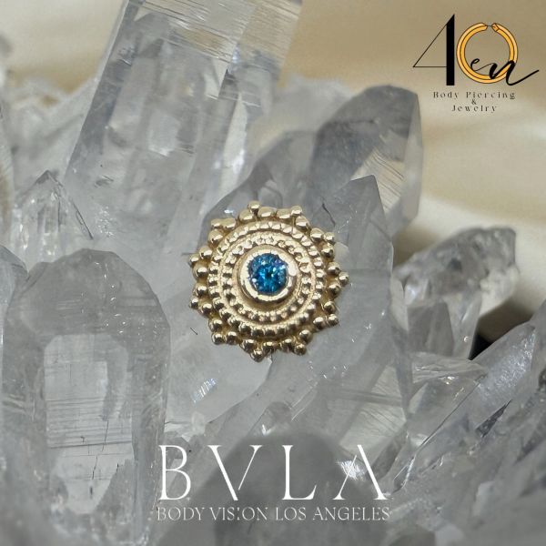 BVLA - 復古阿富汗6mm 40en歐美耳飾,歐美耳環,14K耳環,不過敏耳環,歐美風格,14k純金,輕奢耳飾,鈦金屬,鈦合金