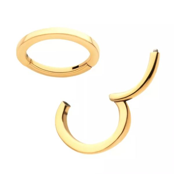 24K PVD-橢圓素環 40en歐美耳飾,歐美耳環,14K耳環,不過敏耳環,歐美風格,17k純金,輕奢耳飾,實驗室培育鑽