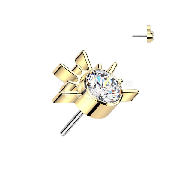 24K PVD-落日 40en歐美耳飾,歐美耳環,14K耳環,不過敏耳環,歐美風格,14k純金,輕奢耳飾,鈦金屬,鈦合金