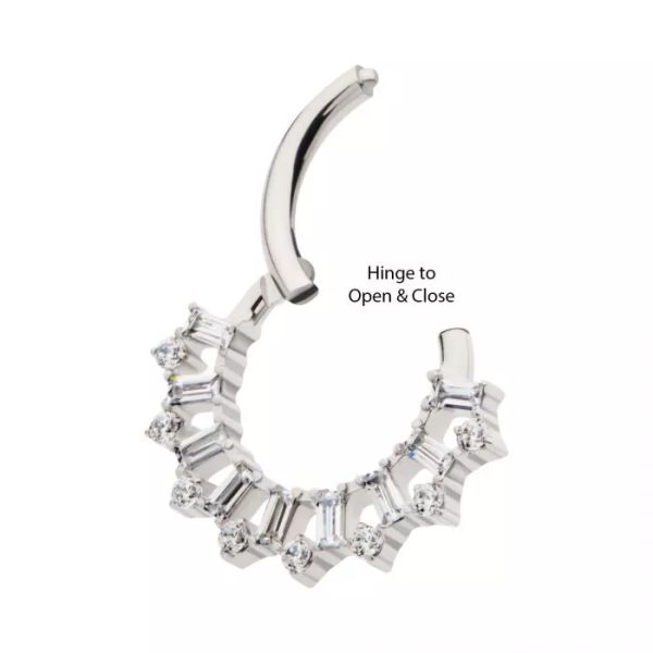Ti-簍空方鑽環 40en歐美耳飾,歐美耳環,14K耳環,不過敏耳環,歐美風格,18k純金,輕奢耳飾,實驗室培育鑽