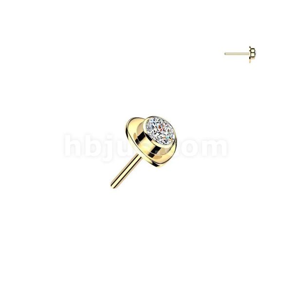 24K PVD-鑲鑽愛心 40en歐美耳飾,歐美耳環,14K耳環,不過敏耳環,歐美風格,14k純金,輕奢耳飾,鈦金屬,鈦合金