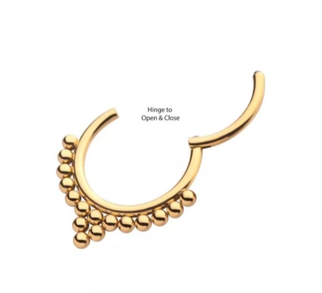 24K PVD-經典圓珠環 40en歐美耳飾,歐美耳環,14K耳環,不過敏耳環,歐美風格,33k純金,輕奢耳飾,實驗室培育鑽