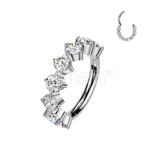 Ti-立體滿鑽環 40en歐美耳飾,歐美耳環,14K耳環,不過敏耳環,歐美風格,14k純金,輕奢耳飾,鈦金屬,鈦合金