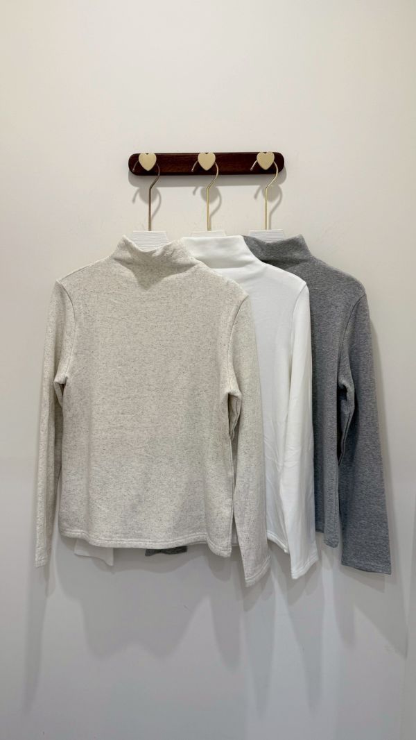 小半領加絨內搭 