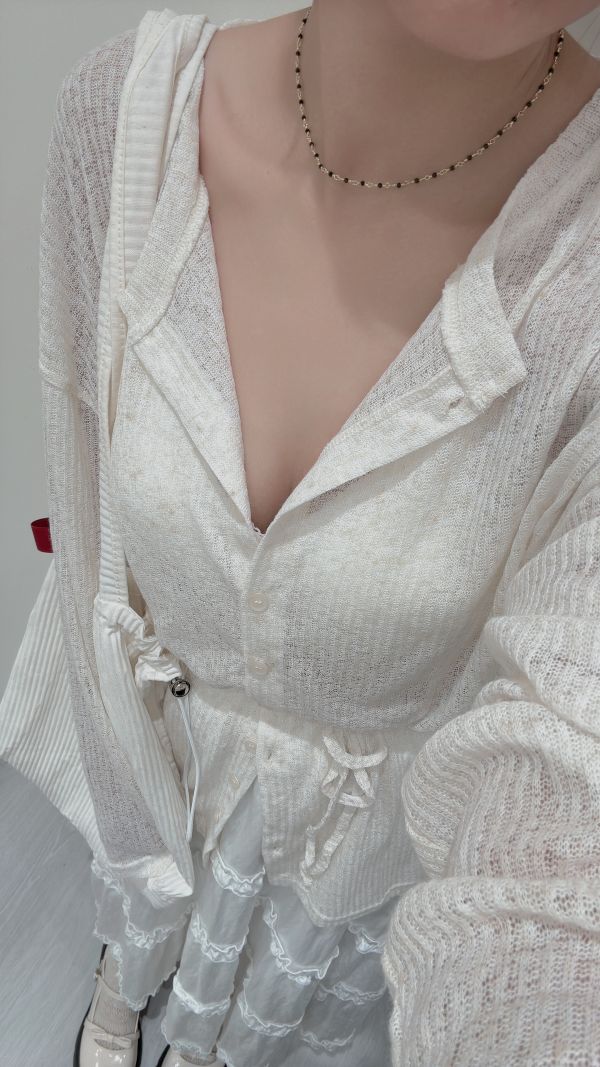 【巴黎鬆弛感針織罩衫】 