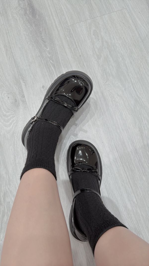 25春夏【法式漆皮亮面瑪莉珍鞋】 
