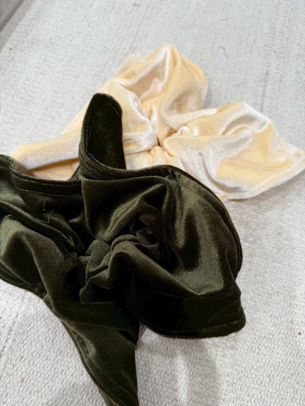 鑽石絨方巾大腸圈 