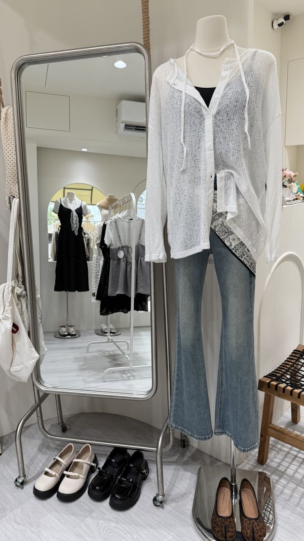 【巴黎鬆弛感針織罩衫】 