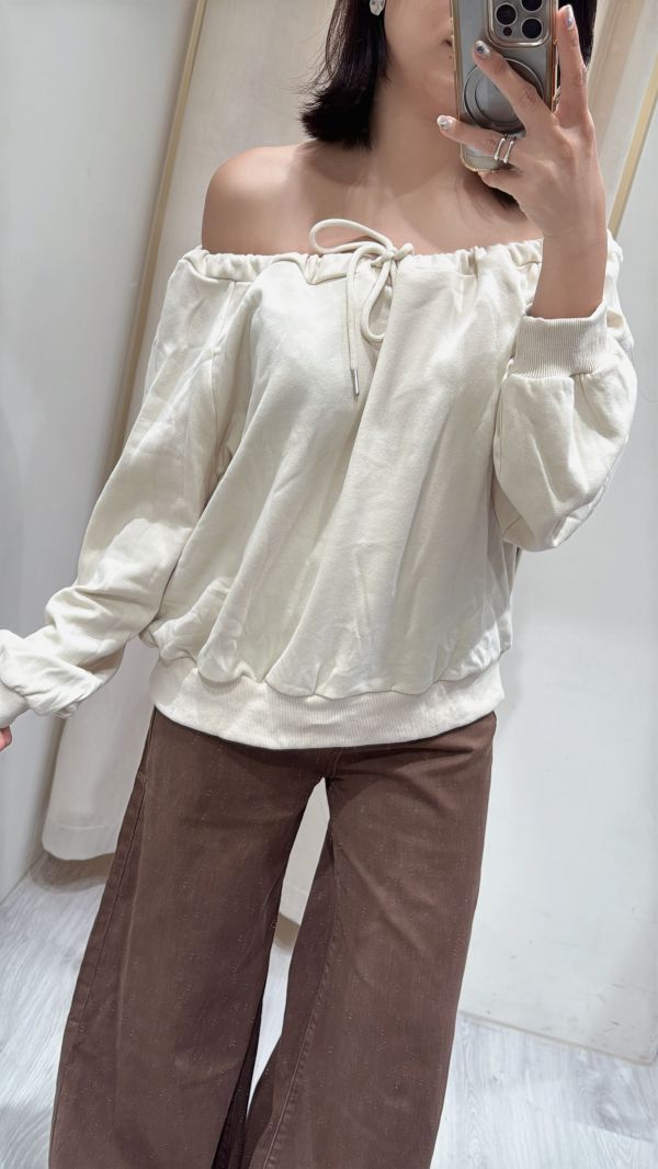 【麂皮皮帶寬喇叭牛仔褲】 