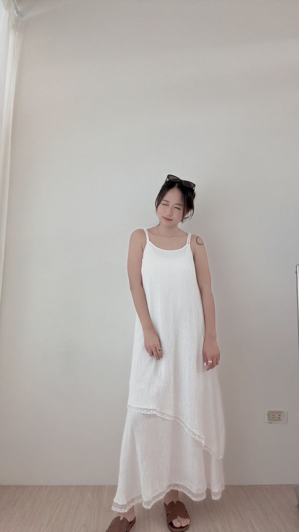 【仙女下凡吊帶洋裝】 