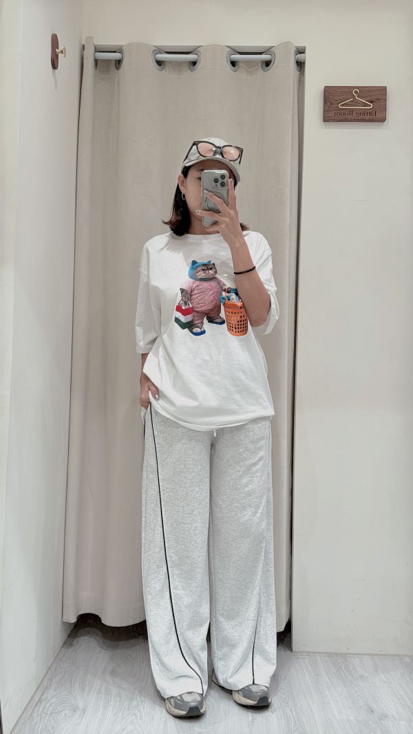 25春夏【貓咪控OVERSIZE 棉T 】 