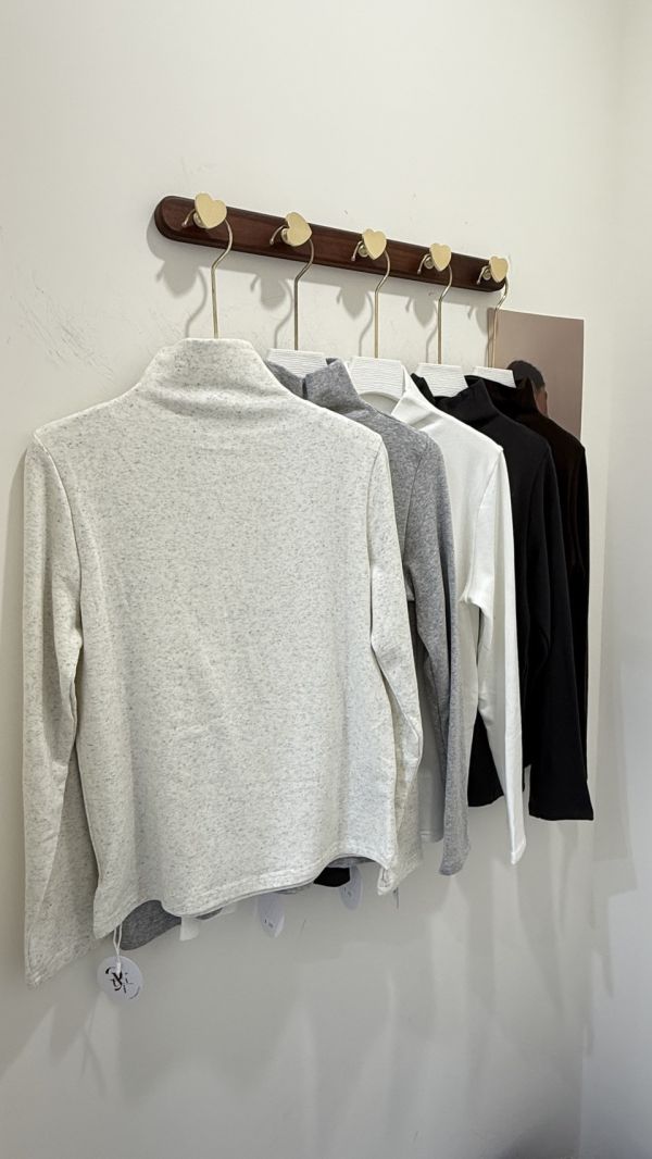 小半領加絨內搭 