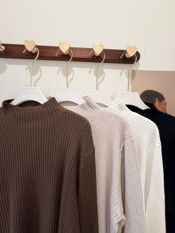 【宮廷袖坑條針織衫】 