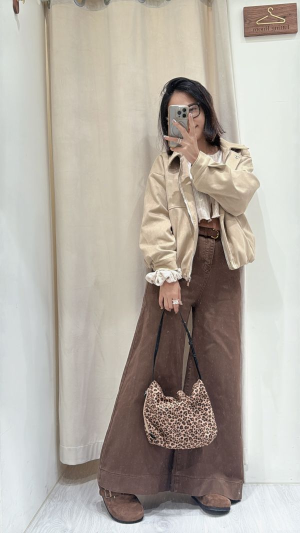 份量感滿滿麂皮外套 